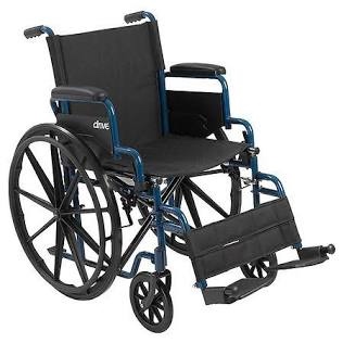 Transport/WheelchairWheelchairs K1 Product Description: BlueStreak 20"D/FlipBackArms,SwgFt,1/ea