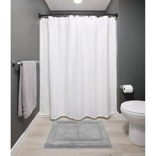 iDESIGN Curved Shower Curtain Rod Matte Black