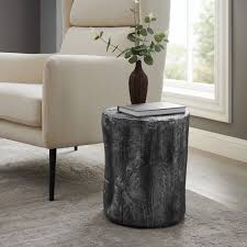 Cédric Resin Accent Stool Silver