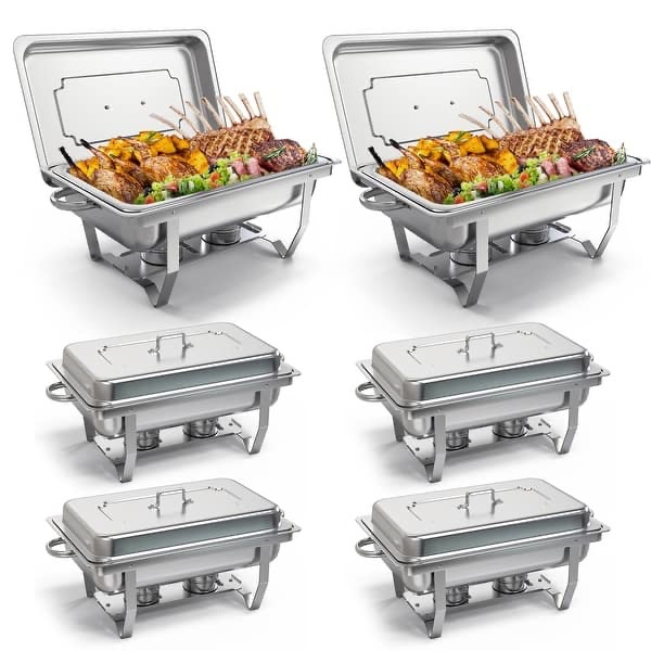 6 packs full-size chafing - 9L