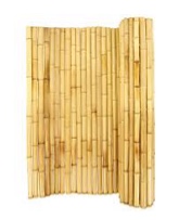 Backyard X-Scapes Natural Bamboo Fencing Decorative Rolled Fence Panel 0.75 inch D x 6 foot H x 8 ft L