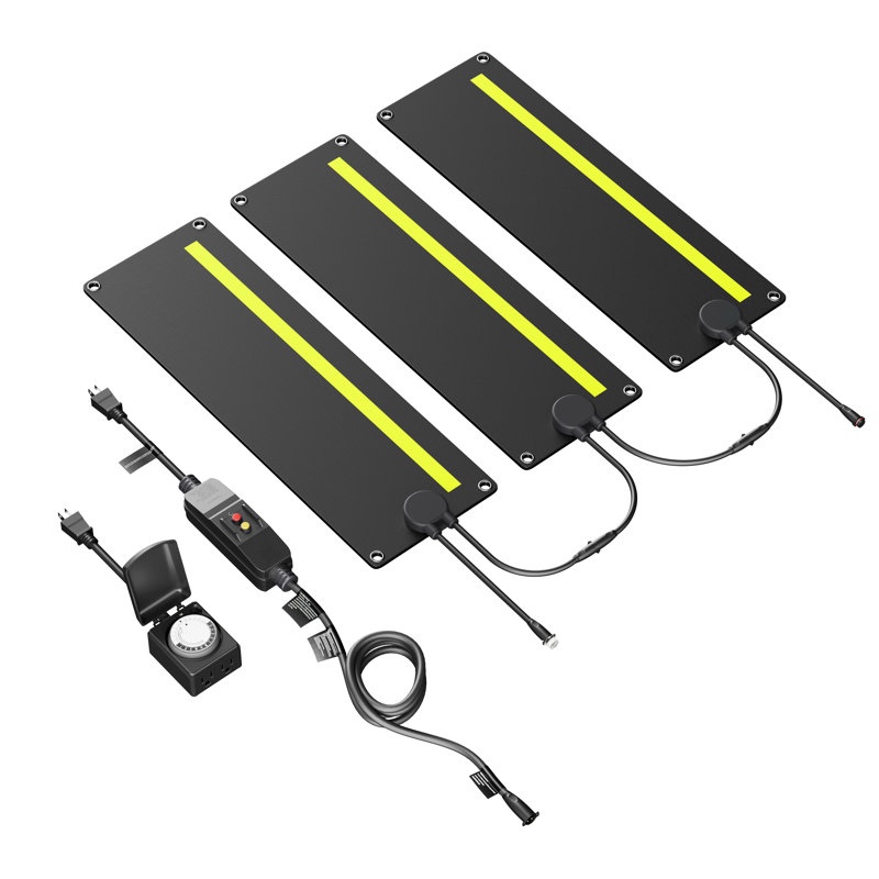 AMERLIFE Tyasia Graphene Snow Melting Mats, Heated Outdoor Mats for Winter Snow Removal, Non-Slip Electric Heated Snow Melting Mats, Snow Melting Mats Outdoor for Walkways, Stairs, Sidewalks, Garages