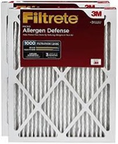 Filtrate 16x25x1  AC Furnace Air Filter  MPR 1000  Micro Allergen Defense  2-Pack