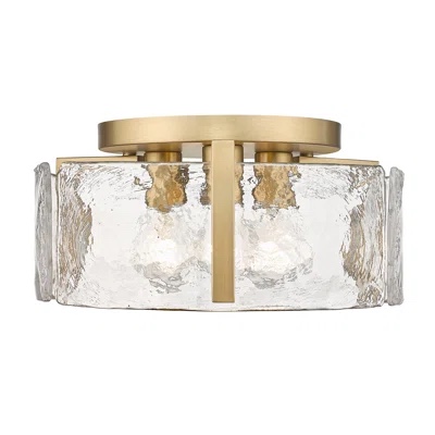 Camanche 2 - Light Glass Flush Moun