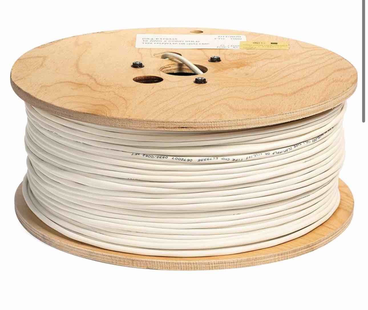 Southwire/tappan P40133.1 575716 18/2c Str Shielded Media/com Cable Cmp /1000ft