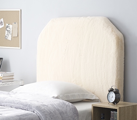 MO' BUNNY LOVE COLLEGE HEADBOARD - PLUSH CHUNKY JET STREAM