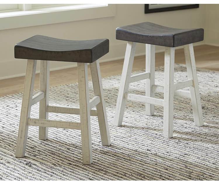 SEA4014C Brando Barstool, Natural & White Washed