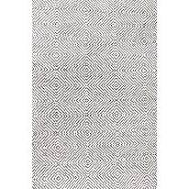 Agoja Contemporary Diamonds Ivory 5 ft. x 8 ft. Area Rug