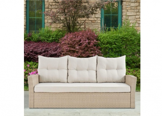 Bolton Furniture triple seat, sofa, back tan