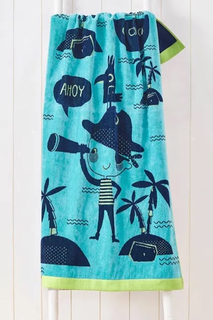 Member's Mark Kids' Beach Towel, 2-Pack, 30" x 60"-Captain