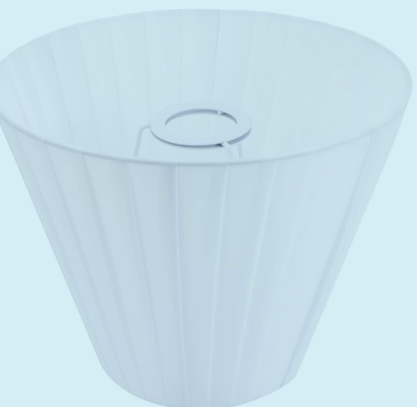 Uonlytech Lamp Shade Wall Sconce Shade Floor Lamp Cover Bell Lampshade Pleated Shade Replacement Fabric Drum Lampshade Removable Lampshade E27 White Chandelier Shade Wrinkle Cloth