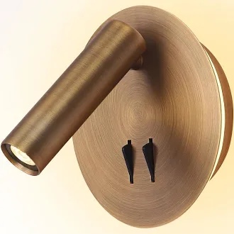 Wall Mount Reading Light for Bed, Backlight Night Wall Lamp, Hardwired Sconce with Switch, Adjustable Wall Sconce Surface Mount Book Reading Lamp,LED Wall Lighting for Bedroom Bedside Lamps (Bronze)