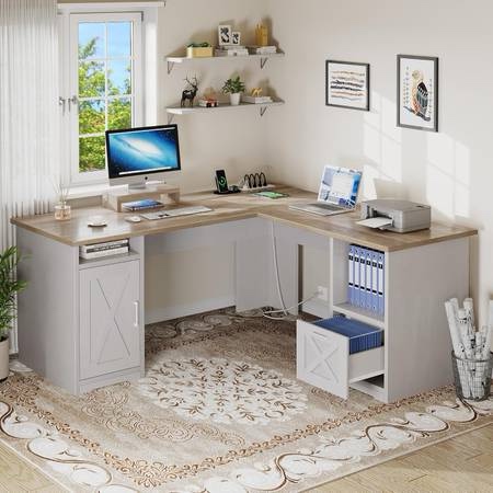 YITAHOME L Shaped Desk