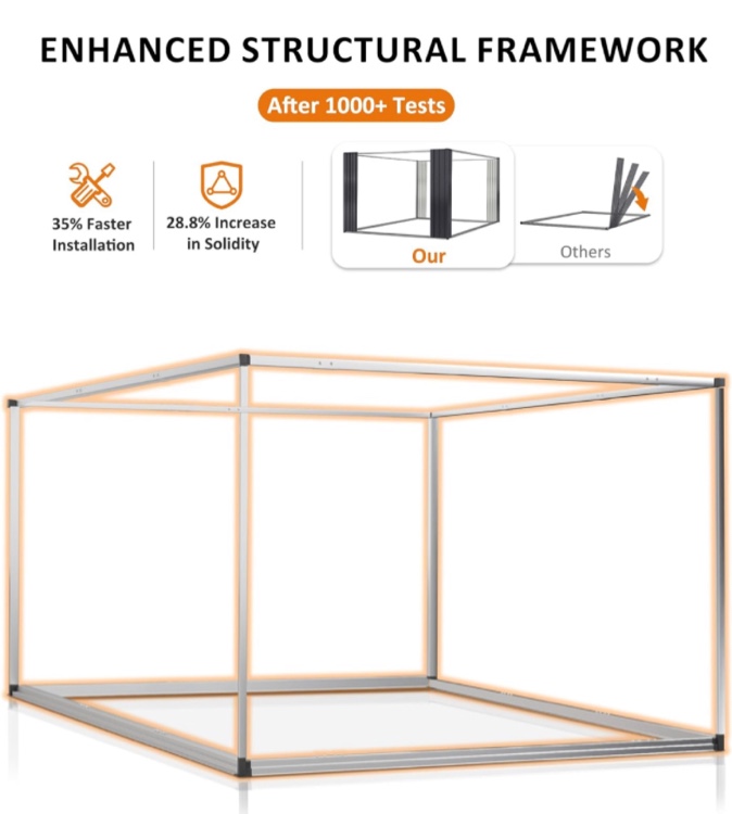 Polar Aurora 8 x 12 FT Outdoor Storage Shed, Metal Garden Shed with