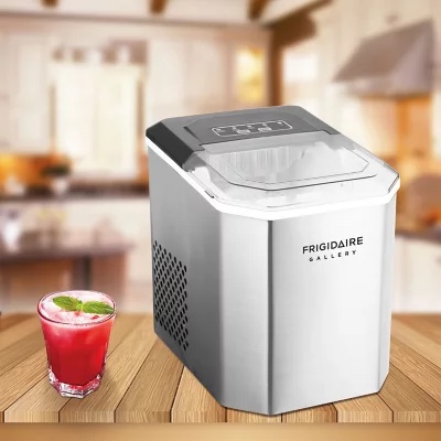 Frigidaire Gallery Stainless Steel Ice Maker, 26 lbs.
