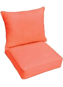 Mozaic Orange Pillow And Cusion Set