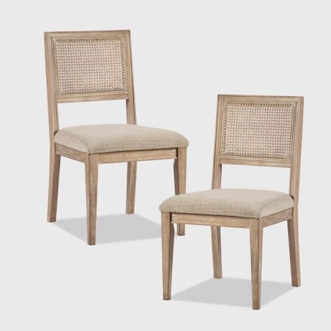 Set of 2 Kelly Armless Dining Chairs - Ink+Ivy