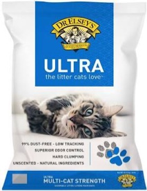 Dr. Elsey s Precious Cat Ultra Unscented Clumping Clay Cat Litter  40lb Bag