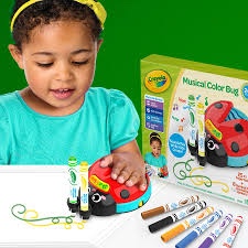 Crayola Musical Color Bug  Toddler Sensory Toy  Crafts  Musical Gifts for Toddlers  Ages 2  3  4 (3 TOTAL/BID IS PER ONE)