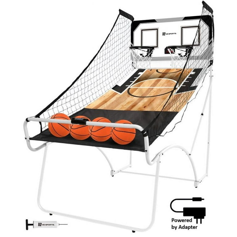 2-Player EZ-Fold Arcade Basketball Game, Powered by Adapter, by MD Sports