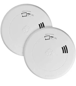 First Alert Voice and Location Alert 2 in 1 Smoke and Carbon Monoxide Alarm 10-Year 2 Pack