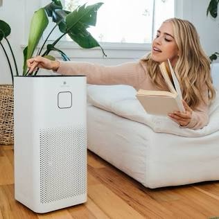 Medify Air MA-50 Air Purifier - 2 200 sq ft Coverage - Air Purifiers for Large Rooms in Homes  Offices & Schools - Air Purifier that Aids Against Allergens  Odors  VOCs  Smoke & More - White  1-Pack