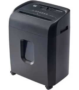 Pen + Gear 10-Sheet Micro-Cut Paper Shredder with 4 Gallon Bin  Black Home and Office Use