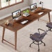 Tribesigns 2-Person Computer Desk, 78.7" Executive Desk Study Work Table