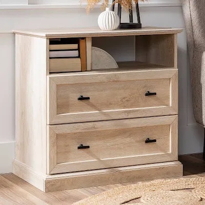 Walker Edison Clyde Classic 2-Drawer Nightstand / Side Table