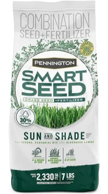 Pennington Smart Seed Sun & Partial Shade Northern Grass Seed Mix  7.0 lb. New Bag