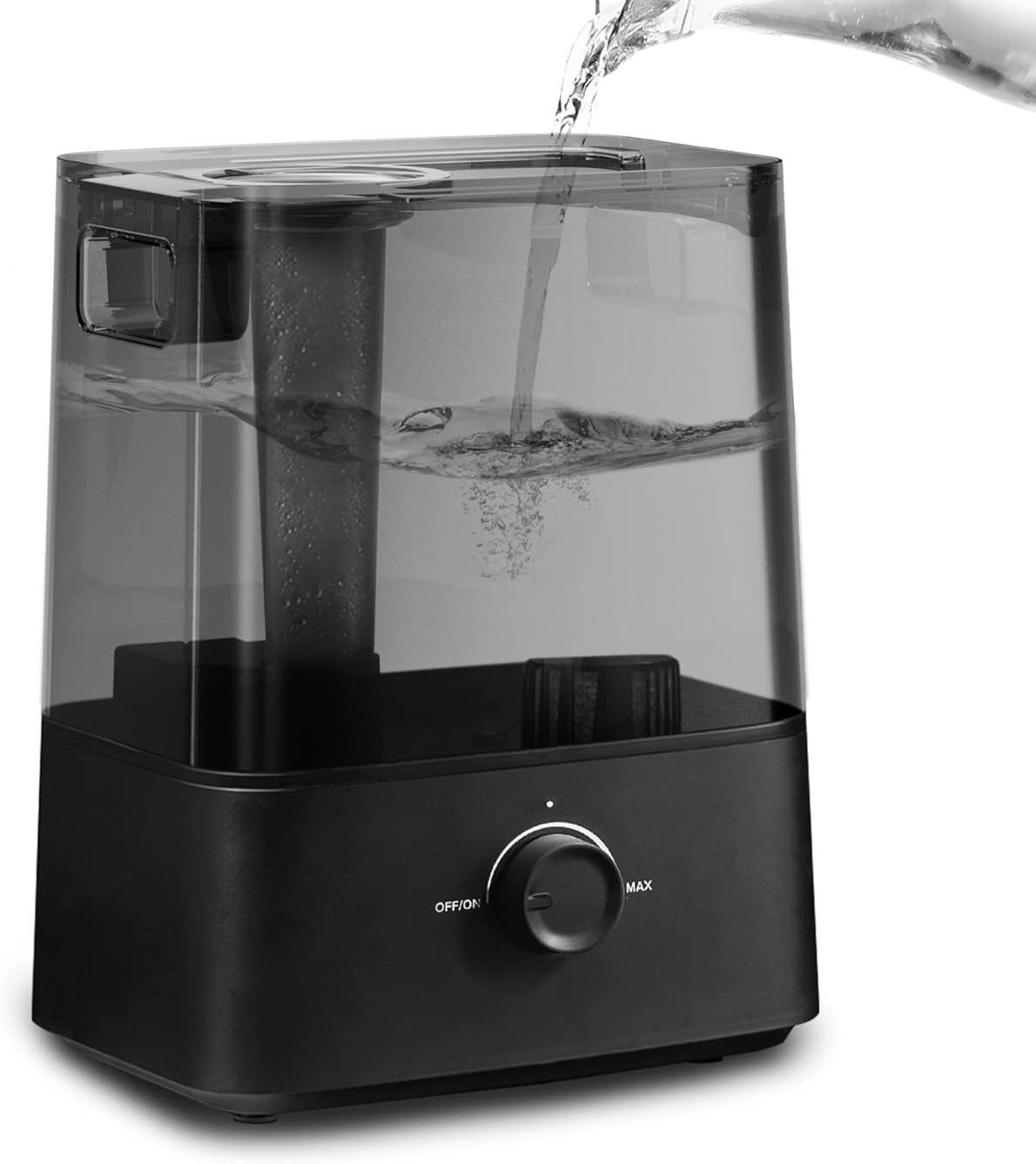 LEVOIT 6L Extra Large Humidifier for Bedroom Large Room Home, Cool Mist Last 60-Hour, Top Fill, Super Easy to Use and Clean, 360 Rotation Nozzle, Knob Control, Auto Shut Off, Quiet