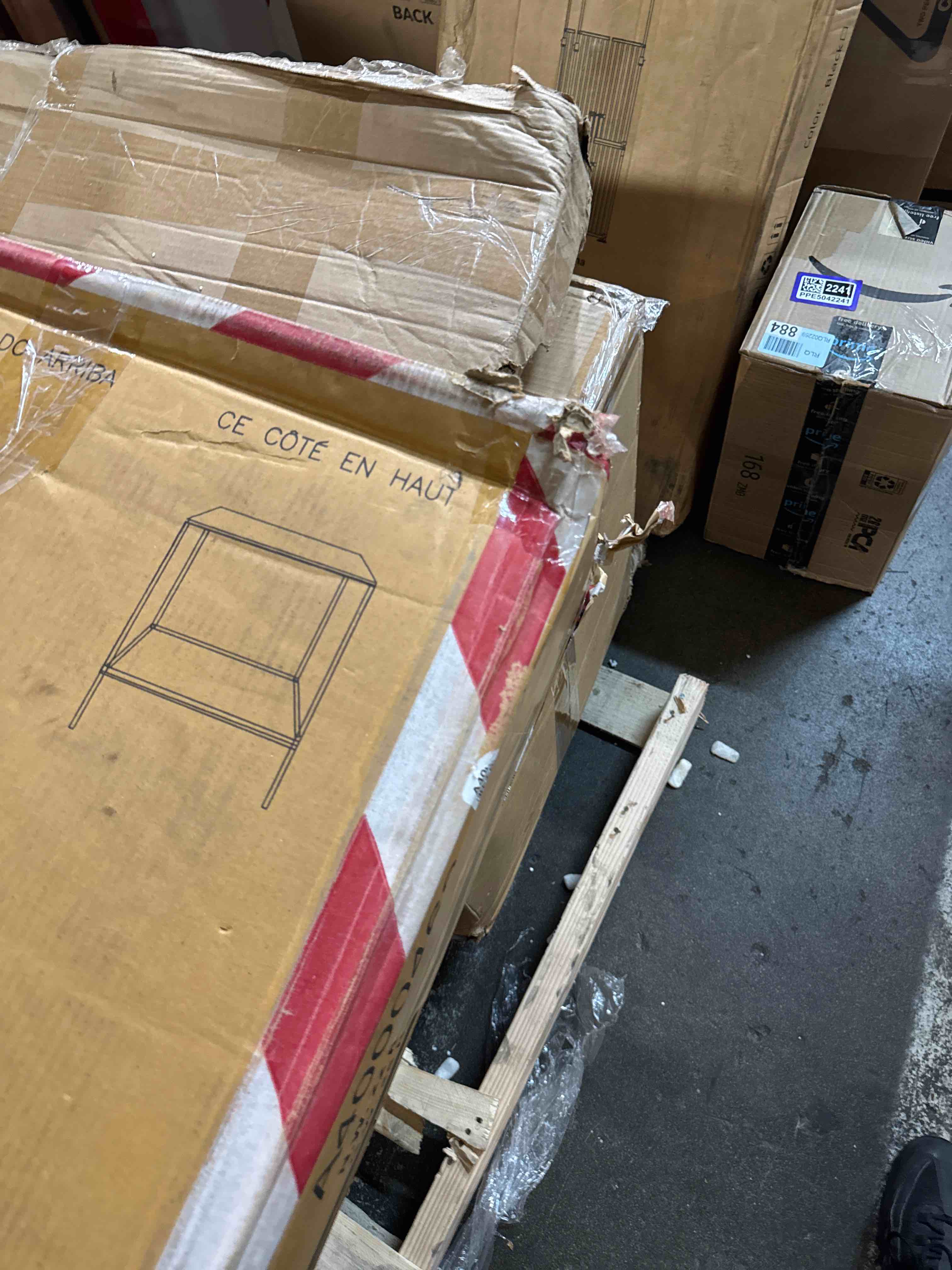 Condition photo showing New/Like New for henn&hart 20" wide square side table with mirror shelf in blackened bronze, table for living room, bedroom