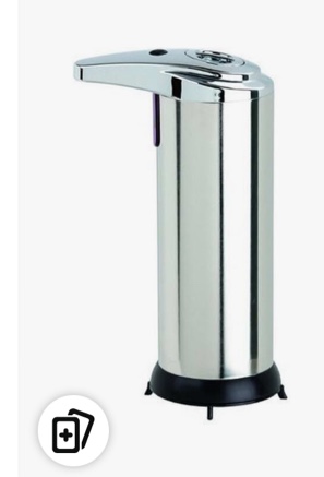 Better Living Products 70190 Touchless Hands-Free Soap Dispenser, 8-Ounce, Stainless Steel