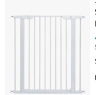 MidWest Homes for Pets 39  White Steel Pet Gate