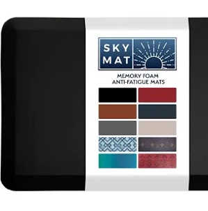 Sky Solutions Anti Fatigue Cushioned 3/4 Inch Floor Mat (20" x 39")