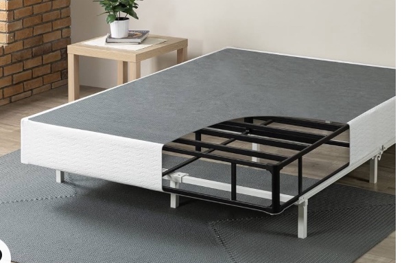 ZINUS 9 Inch Metal Smart Box Spring with Quick Assembly / Mattress Foundation / Strong Metal Frame / Easy Assembly, Queen