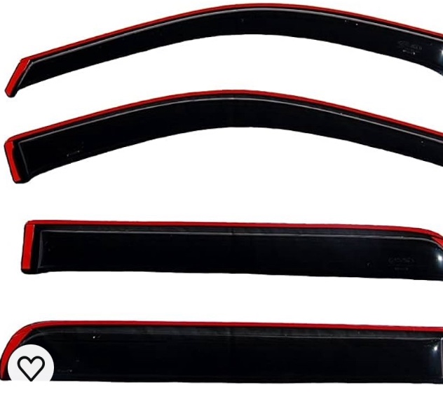 Auto Ventshade [AVS] In-Channel Ventvisor / Rain Guards | Fits 2013 - 2022 Buick Encore (Does Not Fit Encore GX), 2015 - 2022 Chevrolet Trax- Smoke, 4 pcs. | 194446