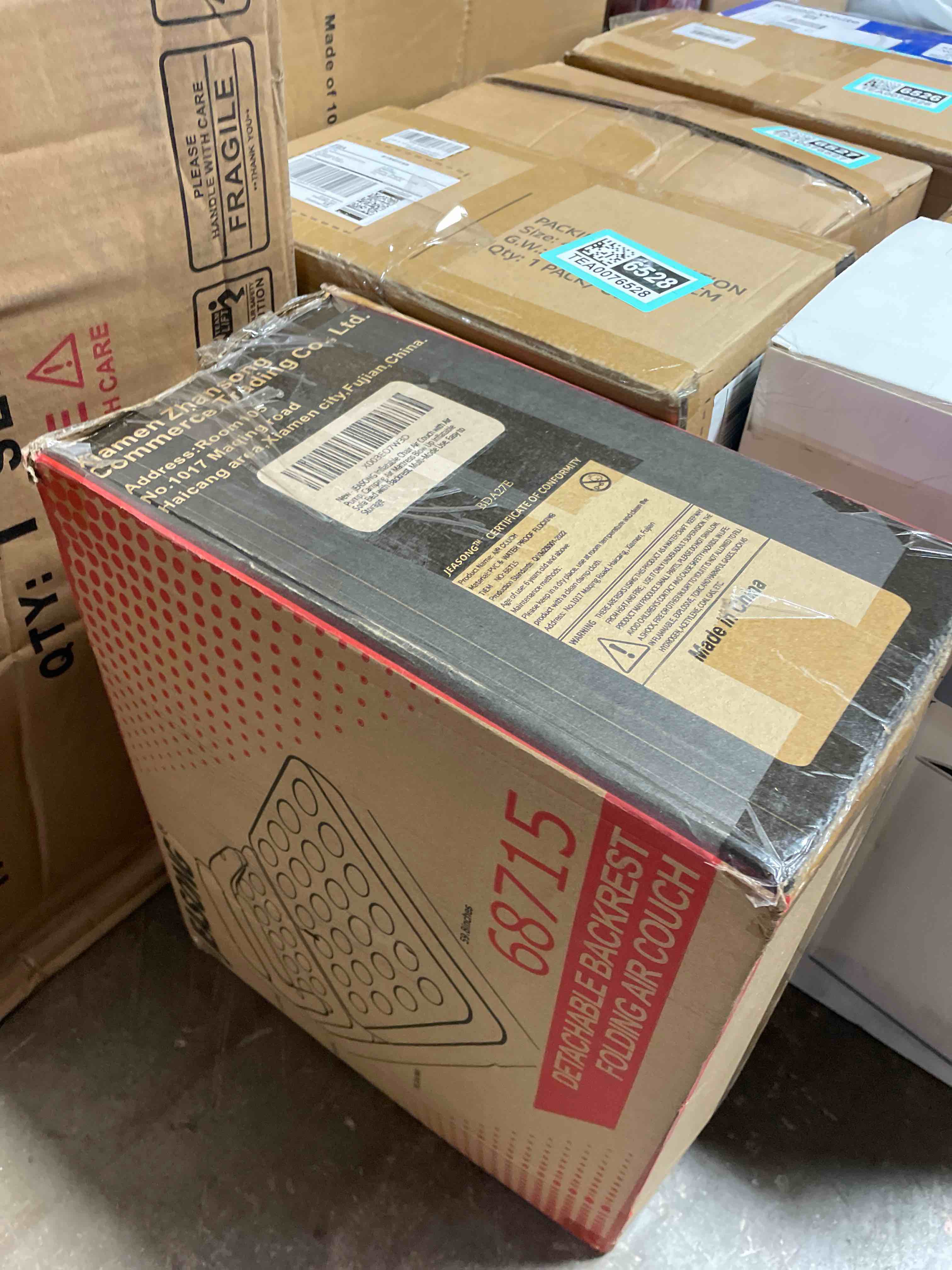 Inflatable Chair Air Couch with Air Pump, Camping Air Mattress Blow Up