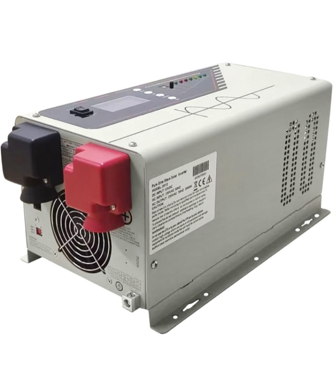 Aowoil 3000W Pure Sine Wave Inverter DC 12V to AC 110V/220V Solar Power Inverter Home Power Generator, Listed with LCD Digital Displayer, Built-in USB Port, AC Hardwire Port, Supports up to 240V