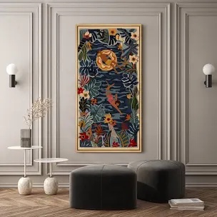 vibrant and playful modern art