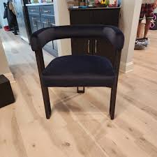 dulcine 18.5" seat height velvet upholstered kitchen dining armchair 