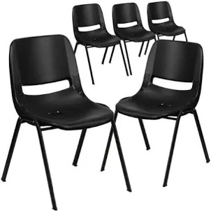 Stacking Classroom Chair (Set of 5) (Set of 5)