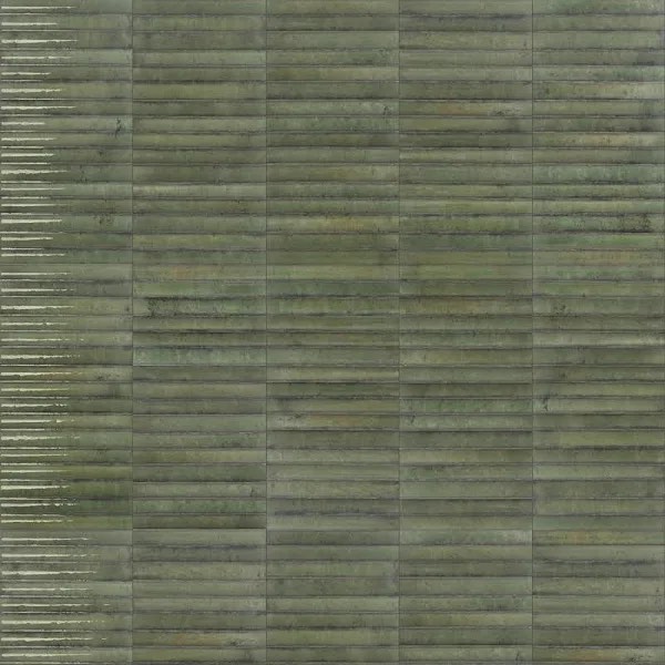 Canu 5.9 In. x 11.81 In. Polished Fluted Ceramic Subway Wall Tile (9.68 Sq. Ft. / Case)