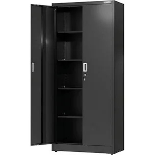 Metal Single Storage Cabinet ( 72'' H X 36'' W X 18'' D)