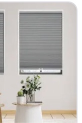 regal estate 64” grey cordless blinds