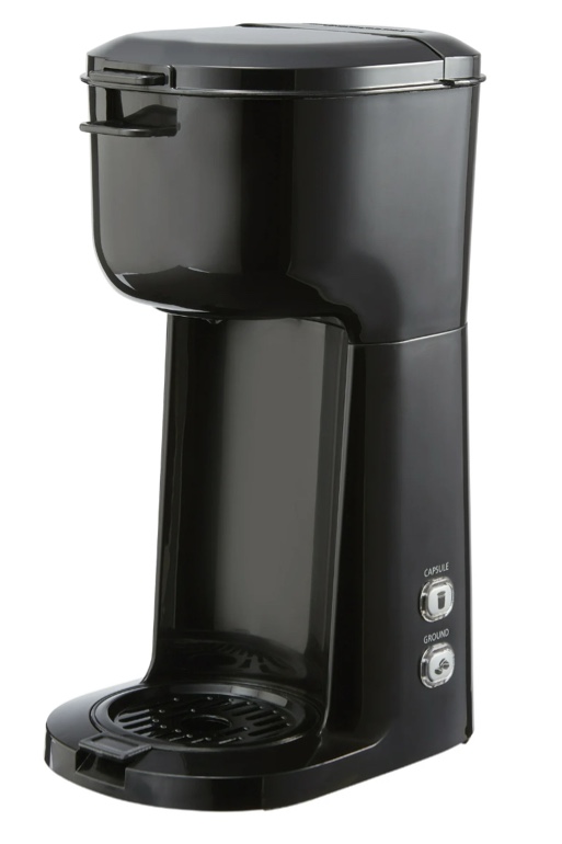 Mainstays Single Serve Dual Brew Coffee, Black, MODEL 202140