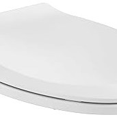 Mayfair 1847SLOW 000 Kendall Slow-Close, Removable Enameled Wood Toilet Seat That Will Never Loosen, 1 Pack ELONGATED - Premium Hinge, White