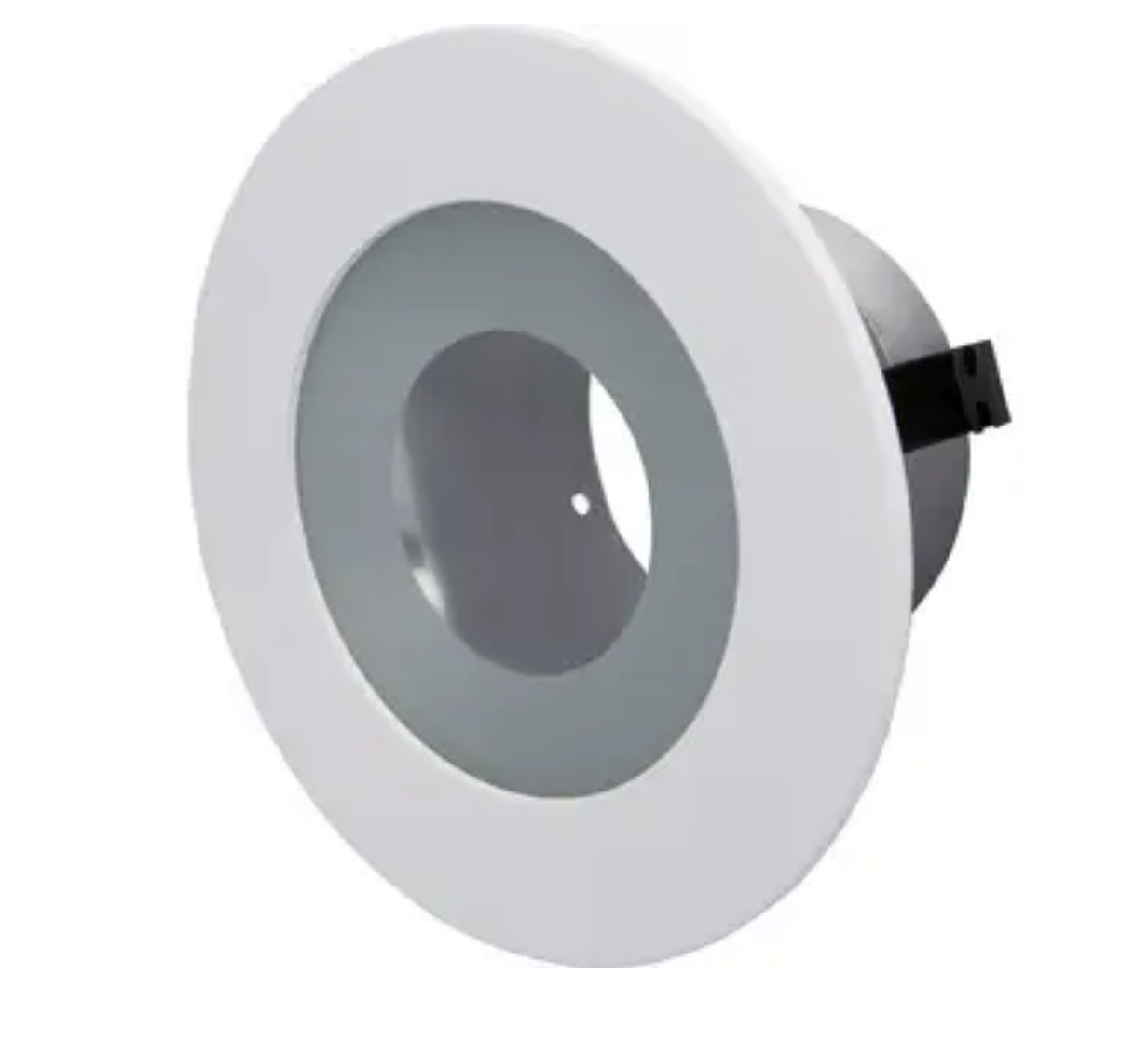 Elite Lighting B462CL-WH 4" Incandescent Trim, Semi-Frosted Lens with Reflector, Chrome/White
