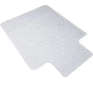 OFM Office Chair Mat for Carpet - Computer Desk Chair Mat for Carpeted Floors - Easy Glide Rolling Plastic Floor Mat for Office Chair on Carpet for Work, Home, Gaming with Extended Lip (36" x 48")