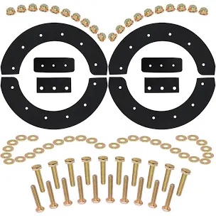 302565MA Auger Rubber Set with 55323MA Scraper Blade Replaces Murray 302565ma, 302565, 335992MA, 335992, 1687312 for Murray SN421, MN421, HN421, 20" and 21" Single Stage Snowthrowers